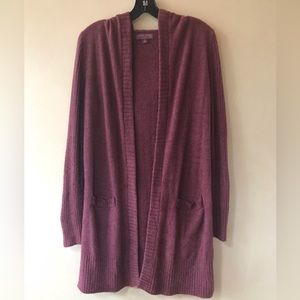 Barefoot Dreams Cozy Chic Lite Hooded Cardigan